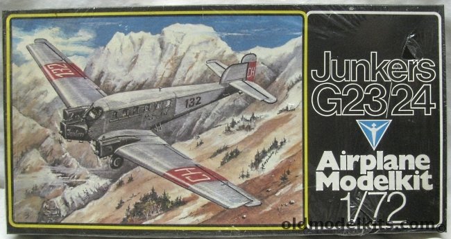 KVZ 1/72 Junkers G-23 / G-24 - Swiss or Swedish Airlines (G23/G24) plastic model kit